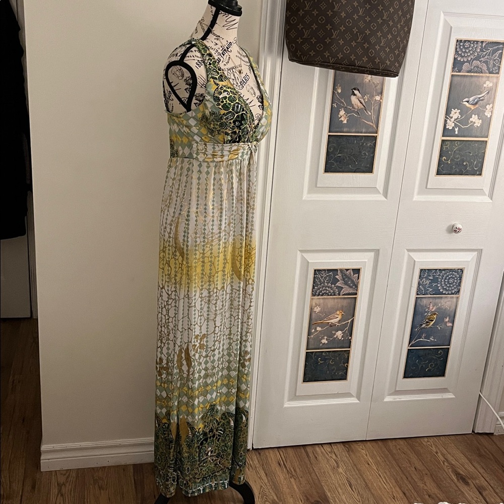 😃Chic Multicolor Maxi Dress - Picture 8 of 13